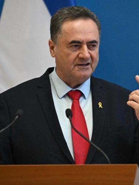 O Ministro das Relações Exteriores de Israel, Israel Katz - Attila Kisbenedek / AFP