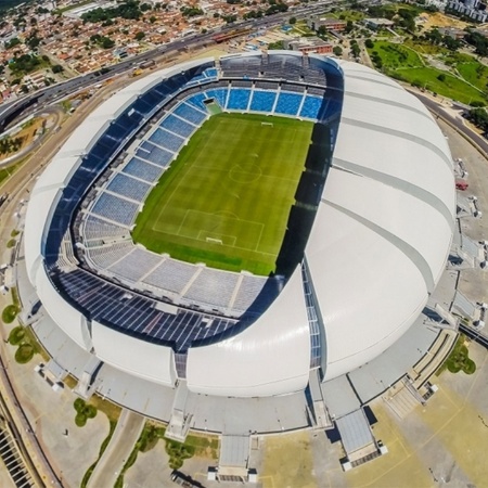 Vista aérea da Arena das Dunas - Divulgação/Site Oficial