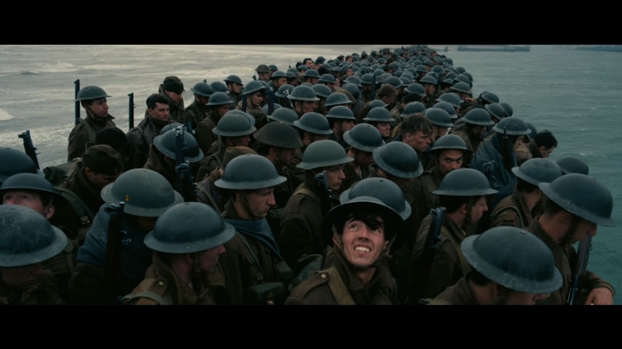 Cena do filme de guerra "Dunkirk", do diretor Christopher Nolan