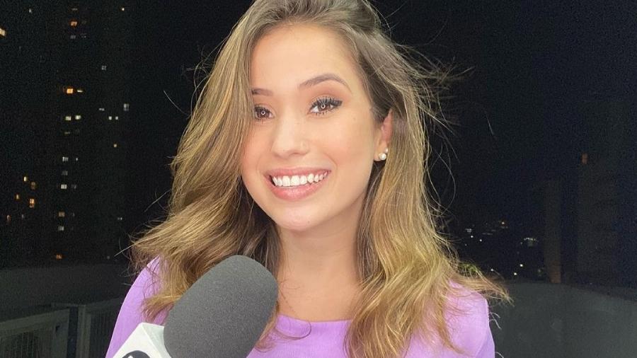 Laurene Santos, repórter da TV Vanguarda - Reprodução/Instagram