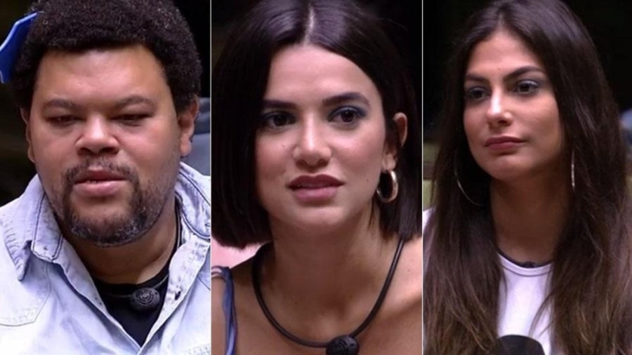 Babu, Manu e Mari estão no paredão - Reprodução/TV Globo