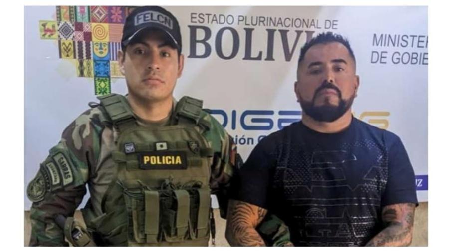 Elvis Riola de Andrade, o Cantor, foi preso na Bolivia