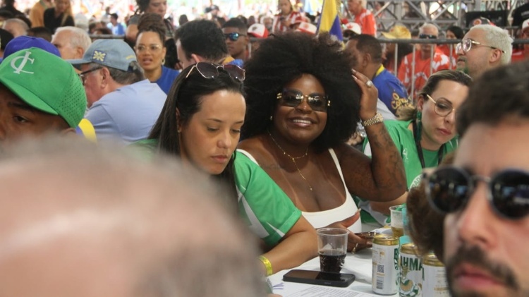 Jojo Todynho na apuração das escolas de samba do RJ