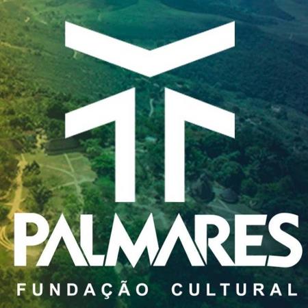 Atual logomarca da Fundação Cultural Palmares, com o símbolo do machado de Xangô, divindade do candomblé - Divulgação