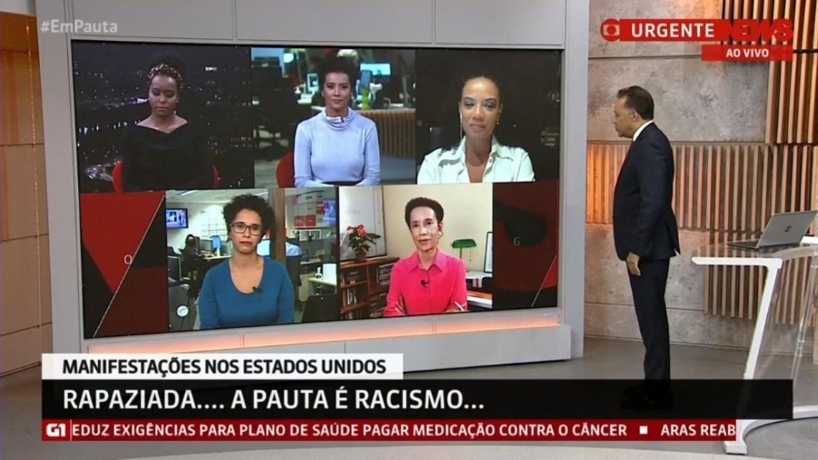 Jornalistas negros debatem caso de racismo durante programa da GloboNews - Reprodução/GloboNews