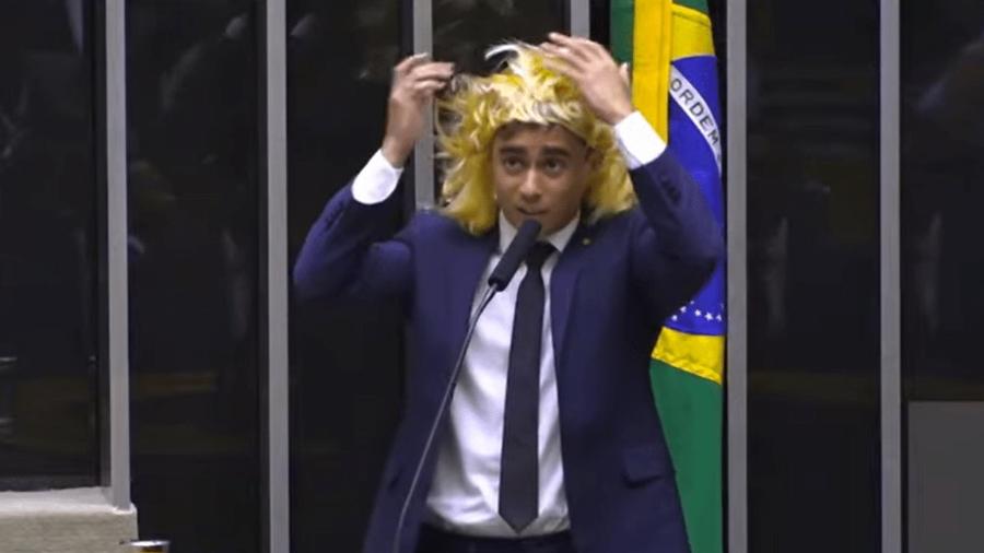 Deputado Nikolas Ferreira fez discurso transfóbico na Câmara dos Deputados - TV Câmara
