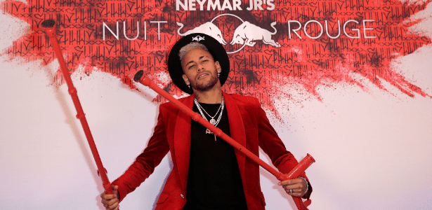 A Red Bull foi responsável pela festa de Neymar - Thomas SAMSON / AFP - Thomas SAMSON / AFP