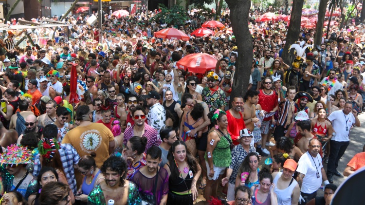 Foliões lotam Bloco Tarado Ni Você, em São Paulo