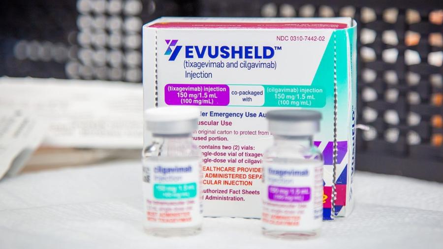 Evusheld, medicamento fabricado pela AstraZeneca - Divulgação