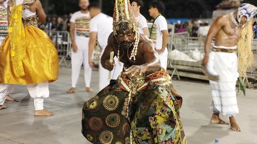 Alexandre Teixeira, da comissão de frente da Mancha Verde