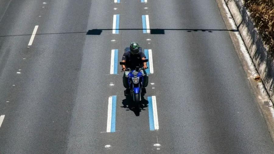 Faixa Azul para motos