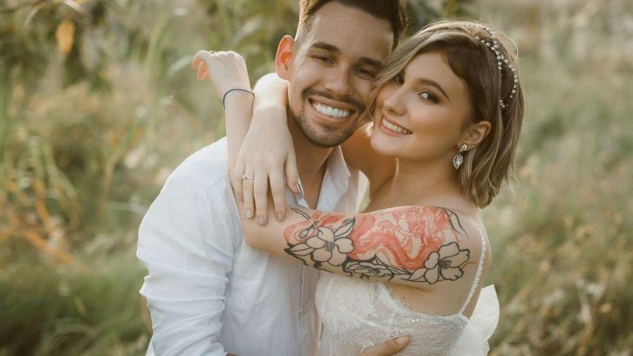 Isabel Veloso e o marido, Lucas Borbas - Reprodução/Instagram