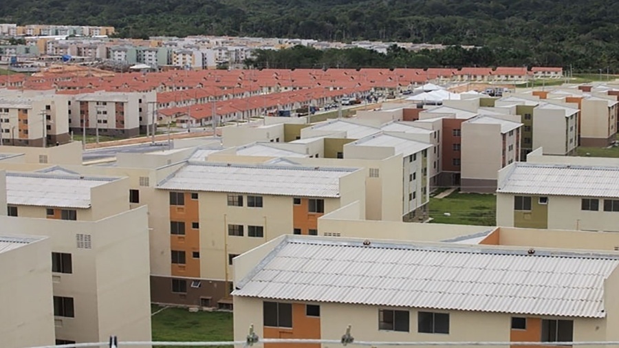 18.fev.2014 - Os conjuntos residenciais Viver Melhor I e II, em Manaus, são as maiores obras do programa Minha Casa, Minha Vida em todo o país.  - Caixa Econômica Federal/Arquivo