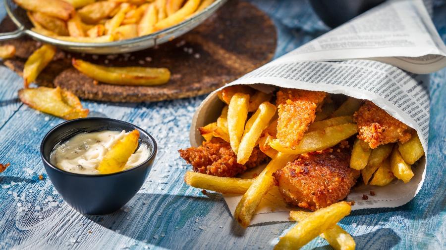 Fish & Chips, um dos pratos mais tradicionais da culinária britânica - Getty Images/iStockphoto