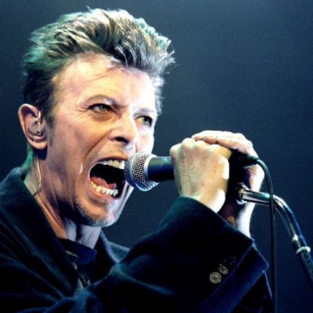 Cantor David Bowie se apresenta em Viena, na Àustria, em 4 de fevereiro de 1996 - LEONHARD FOEGER/REUTERS