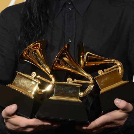 Troféus do Grammy, considerado o Oscar da Música - Robyn Beck/AFP