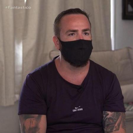 Leniel Borel, pai de Henry, em entrevista ao "Fantástico" - Reprodução/TV Globo