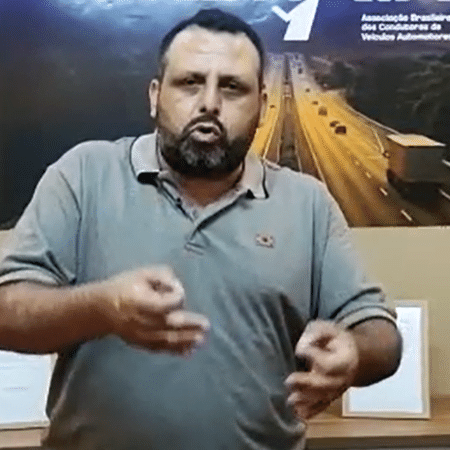 Wallace Landim, Chorão, líder caminhoneiro - Reprodução de vídeo