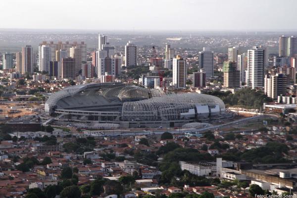 Arena terá capacidade para 42 mil pessoas durante a Copa do Mundo de 2014