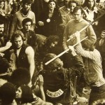Os Hell's Angels em ação em Altamont