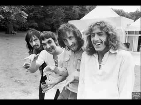 The Who em Woodstock. Estão sorrindo porque ainda não sabiam que, em nome do