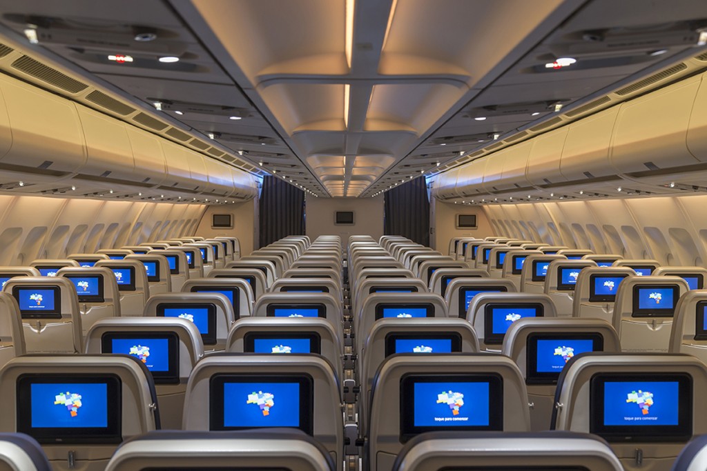 Classe econômica extra do A330 da Azul (Foto: Ricardo Beccari/Divulgação)