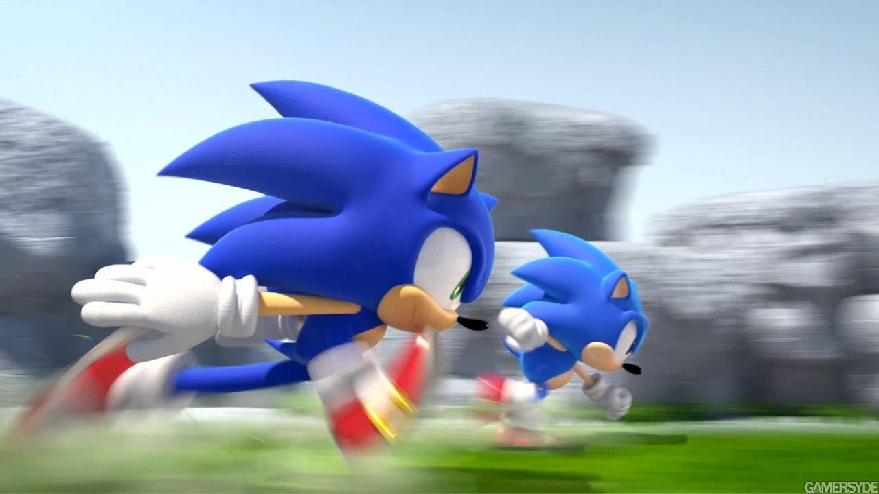 O sonic correndo muito bom