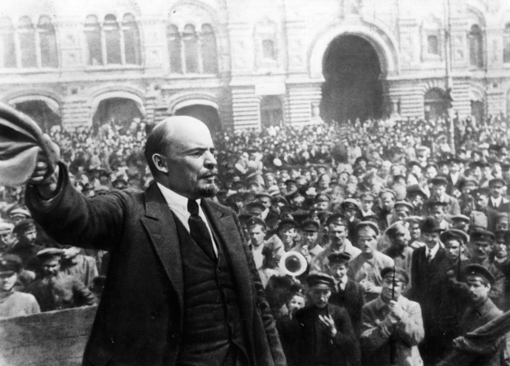 Lênin, um dos principais líderes da Revolução Russa.