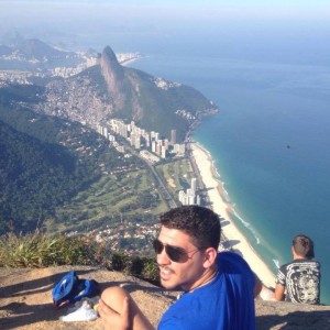 O pesquisador inglês Ben Sadek, no Rio de Janeiro (Foto: Acervo Pessoal)
