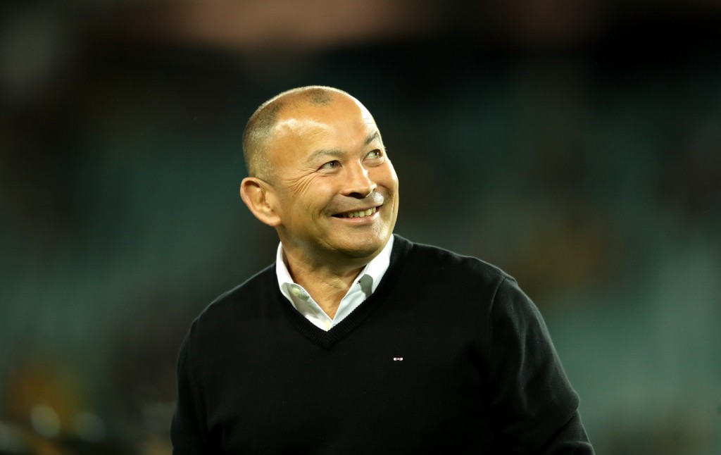 De bem com a vida: Eddie Jones sorri após última vitória contra a Austrália (David Rogers/Getty Images)