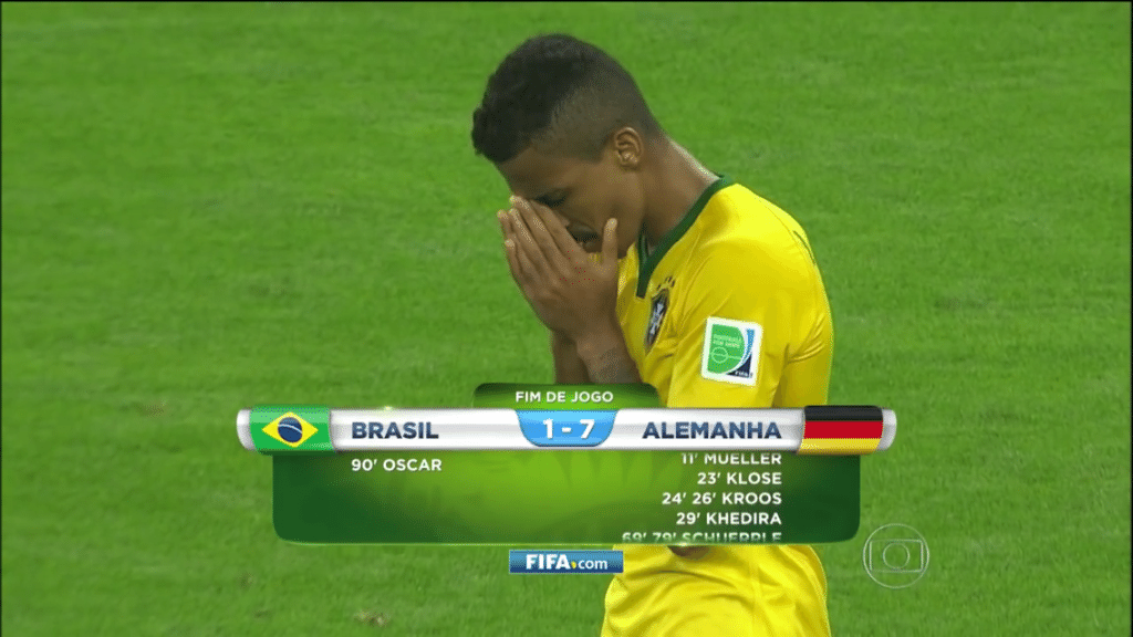Brasil 1 x 7 Alemanha - Semifinal Copa do Mundo 2014 Brasil - Jogo completo  Audio TV Band 
