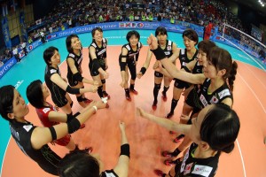 Team Japan celebrate