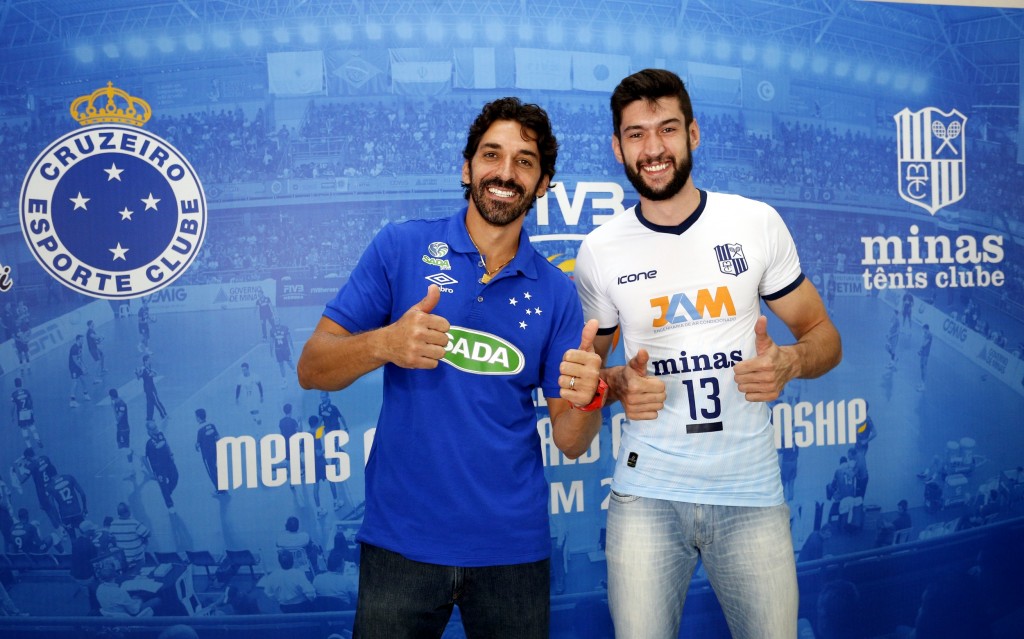 Sada, de Filipe, e Minas, de Flávio, representam o Brasil no Mundial masculino de Clubes (foto: Orlando Bento/MTC)