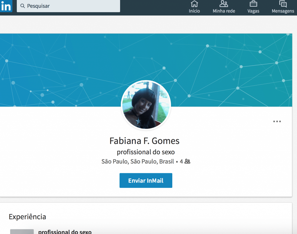 Garotas de programa tentam colocação na rede profissional LinkedIn - UOL  Universa