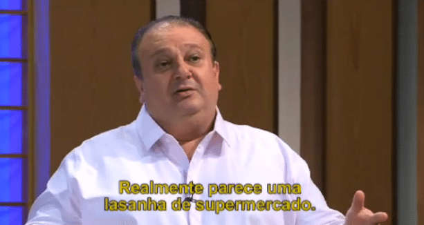 Jacquin diz que não dá para ser bonzinho com comida ruim - BS9