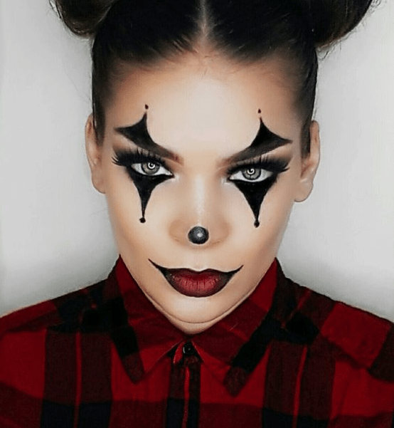 Maquiagem bonita para o Halloween