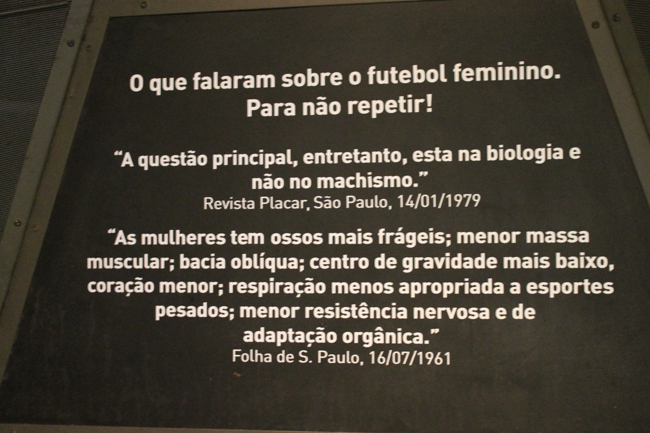 Menina não jogar futebol é questão de cultura