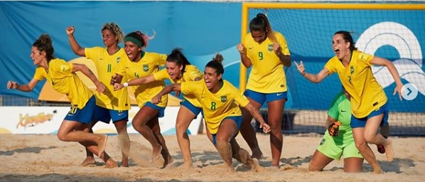 Campeonato feminino de Beach Soccer
