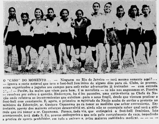 Há 80 anos, 1º jogo de mulheres no Pacaembu gerou apoio e também