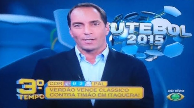 Edmundo falou aos jogadores do Palmeiras (Crédito: Reprodução)