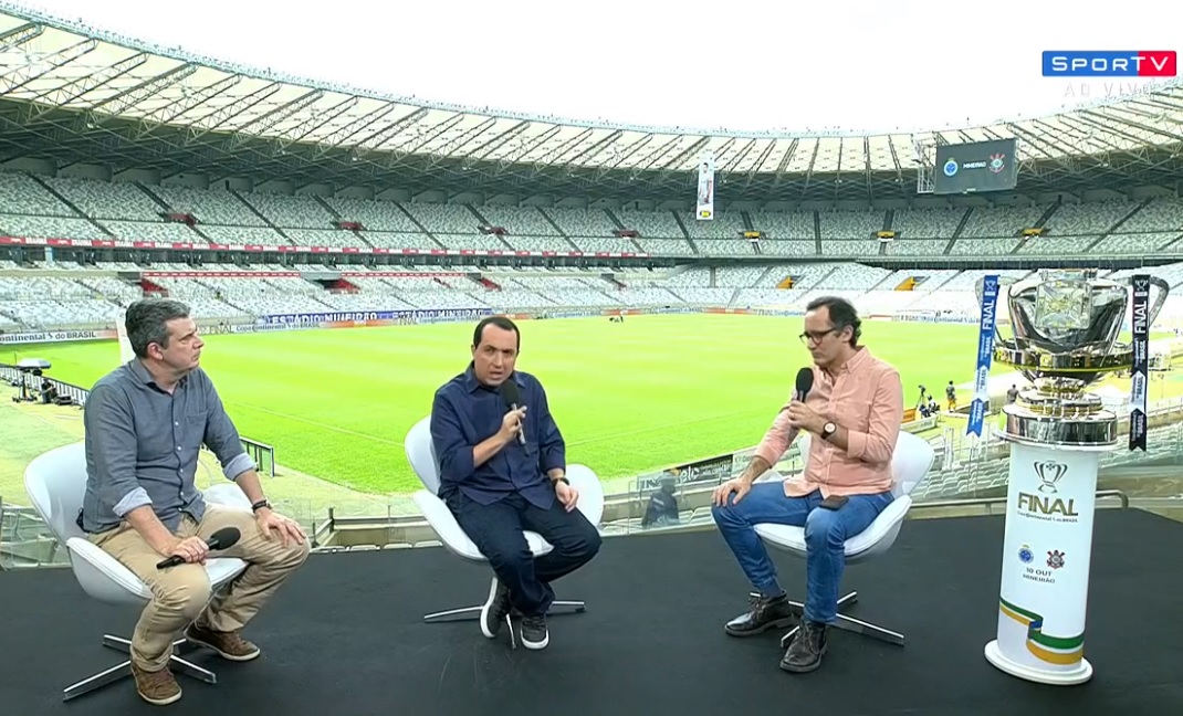 Em clima de decisão, SporTV apresenta programas diretamente do Mineirão