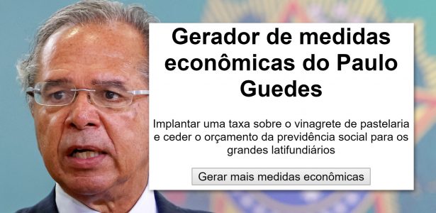 Gere você mesmo ideias tão boas quanto taxar desempregados