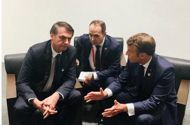 Bolsonaro e Macron