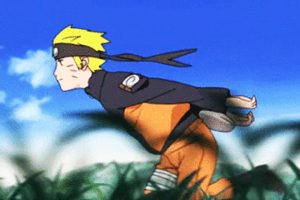 POR QUE O NARUTO CORRE COM OS BRAÇOS PARA TRÁS? 