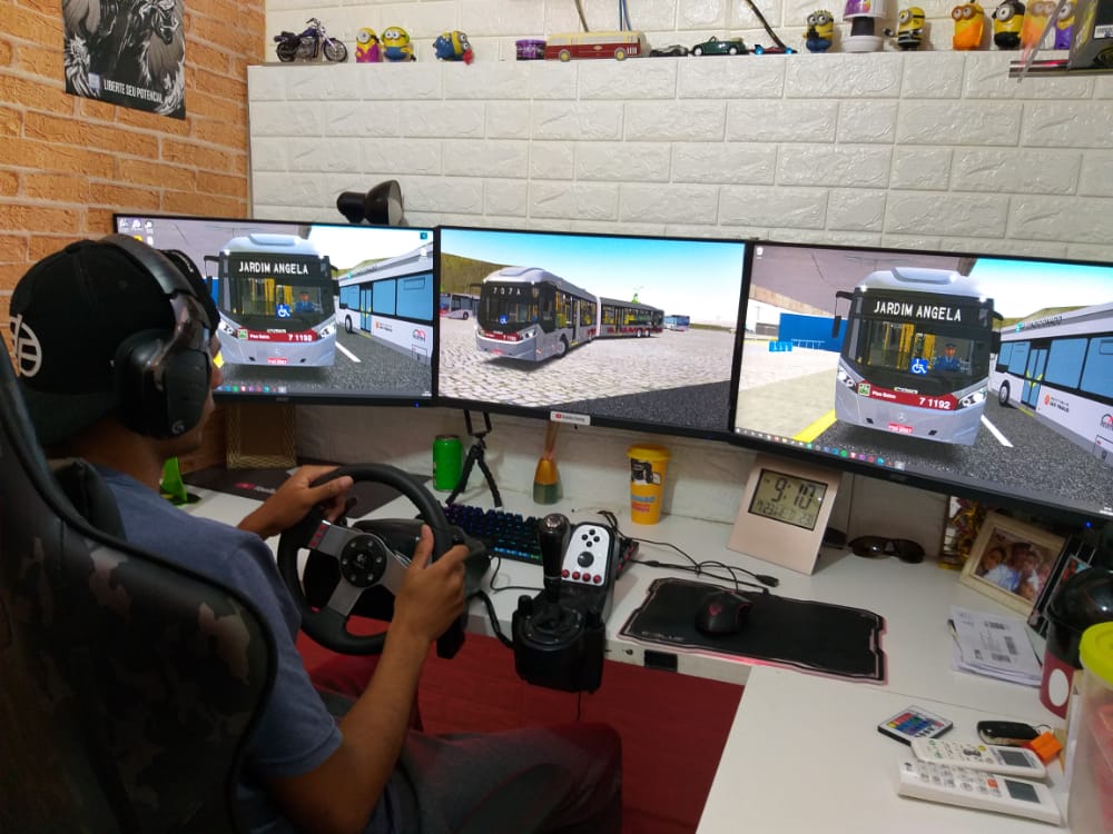 LEVANDO ALUNOS PRA ESCOLA NO INTERIOR !!! PROTON BUS SIMULATOR