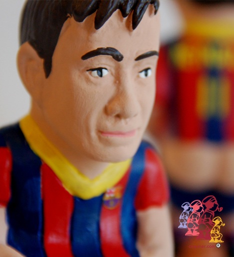O boneco do craque do Barça já está à venda por 17 euros Foto Reprodução