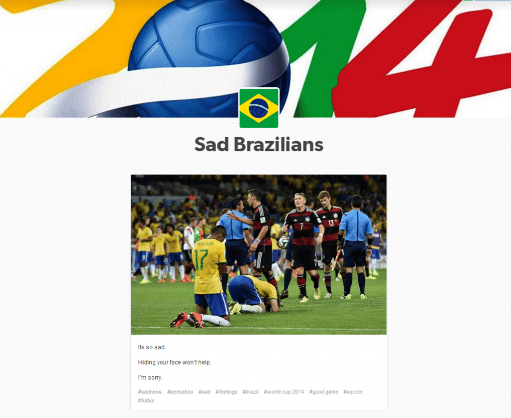 Os gringos parecem não estar muito preocupados com a tristeza brasileira - Crédito da Foto: Reprodução 