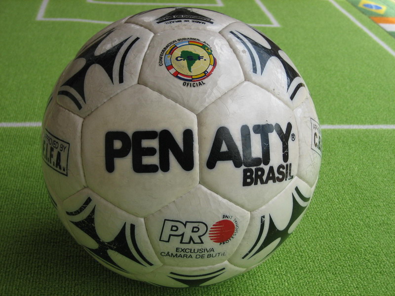 bola penalti, bola da libertadores de 1994 a 1999 e copa america 91 a 99