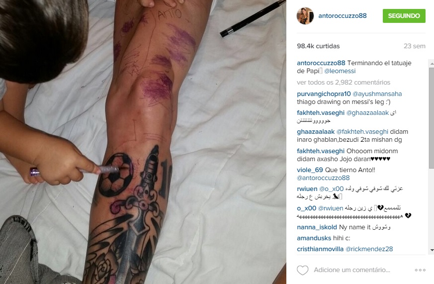 tatoo messi