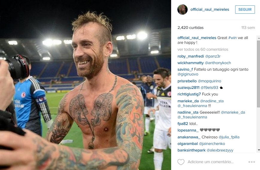 tatoo raul meireles